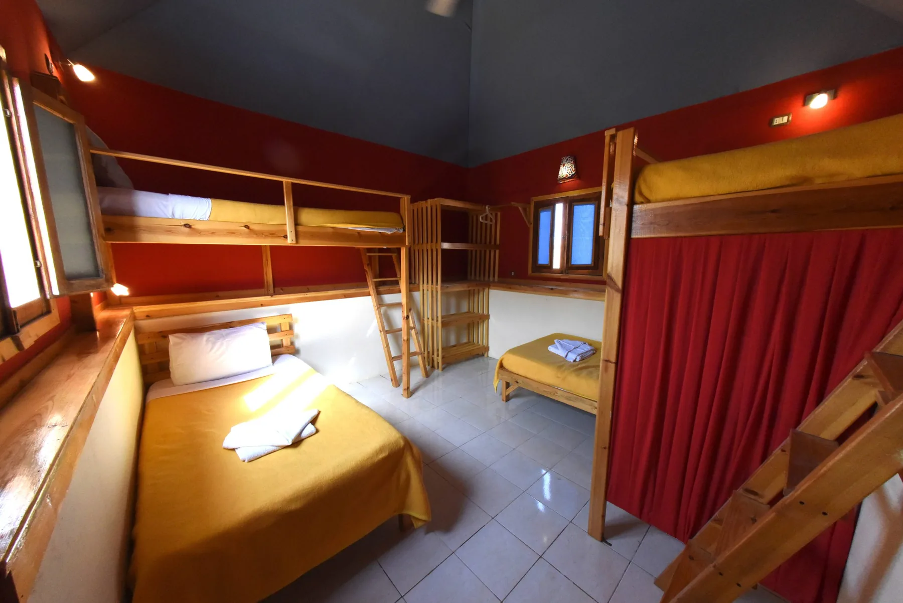 Interior of an Eco Hut at Roots Red Sea